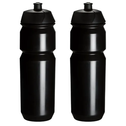 2 x bidony - 750 ml - czarny bidon
