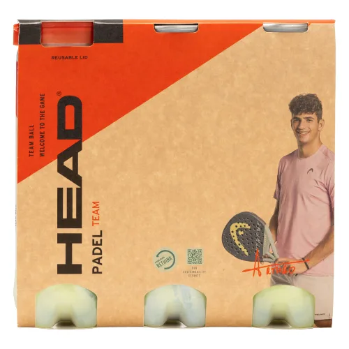 3 Jars Of 3 Head Padel Balls