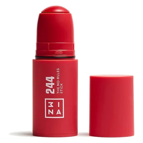 3INA The No - Rules Stick Highlighter Róż do policzków 5 g 244 Red