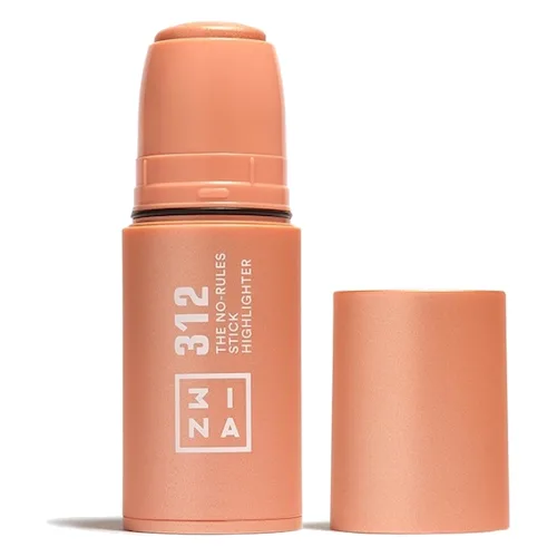 3INA The No - Rules Stick Highlighter Róż do policzków 5 g 312 - 312 ROSE GOLD