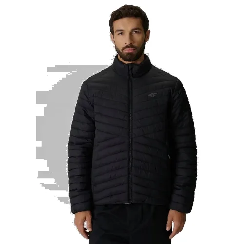 4F Kurtka męska puchowa hydrofobowa M0934 CITY JACKETS czarna