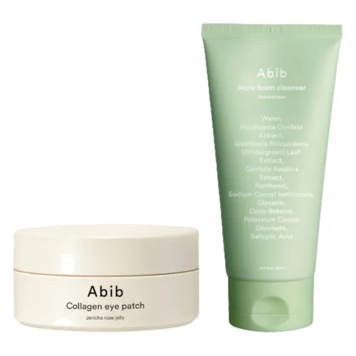Abib - Collagen Eye Patch & Cleanser Set
