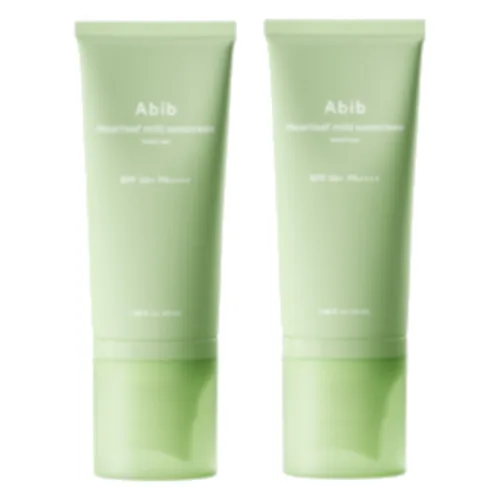 Abib - Heartleaf Mild Sunscreen Relief Tube SPF 50+ PA++++ - 50ml (2szt.) Set