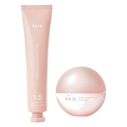 Abib - PDRN Intensive Creme 1.5 Tube (1ea) X PDRN Collagen Lip Mask Glazed Jelly (1ea) Set