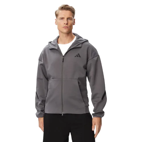 adidas Bluza Z.N.E. Full Zip KX7689 Szary Regular Fit
