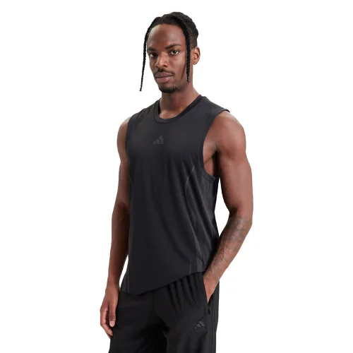 adidas Koszulka techniczna Airchill Intensity KT3257 Czarny Slim Fit
