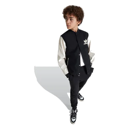 adidas Kurtka bomber adicolor IY7505 Czarny Regular Fit
