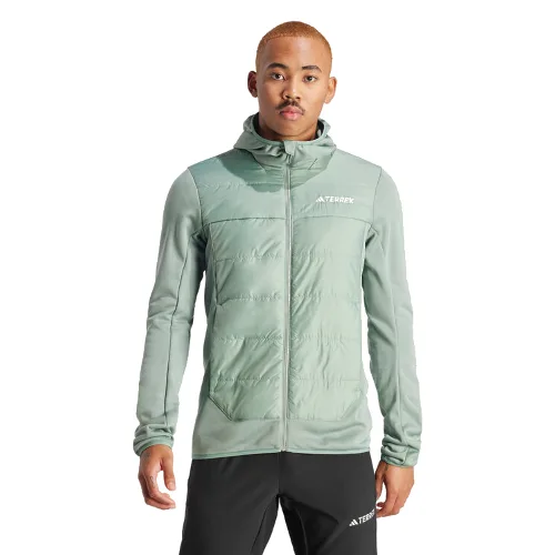 adidas Kurtka outdoor Terrex Multi Hybrid IM8107 Zielony Regular Fit