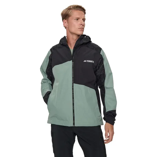 adidas Kurtka outdoor TERREX Xperior Hybrid IP1419 Zielony Slim Fit