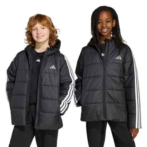 adidas Kurtka zimowa Essentials 3-Stripes JL7402 Czarny Regular Fit