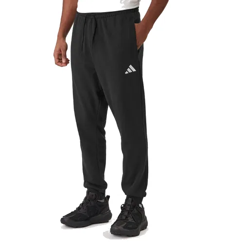 adidas Spodnie dresowe Essentials Feel Cozy JE3854 Czarny Regular Fit