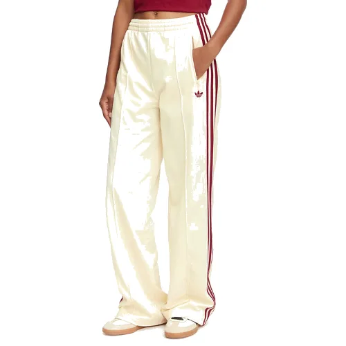 adidas Spodnie dresowe Firebird Loose Tracksuit KS4671 Kremowy Loose Fit