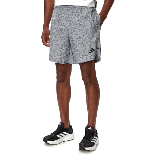 adidas Szorty sportowe D4T Primelift Aop KT5268 Szary Regular Fit