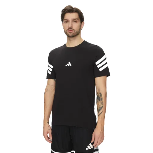 adidas T-Shirt Future Icons 3-Stripes JD4877 Czarny Regular Fit
