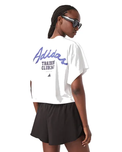 adidas T-Shirt Primelift Workout Graphics T-Shirt KV1570 Biały Regular Fit