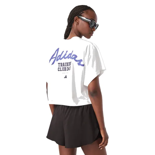 adidas T-Shirt Primelift Workout Graphics T-Shirt KV1570 Biały Regular Fit