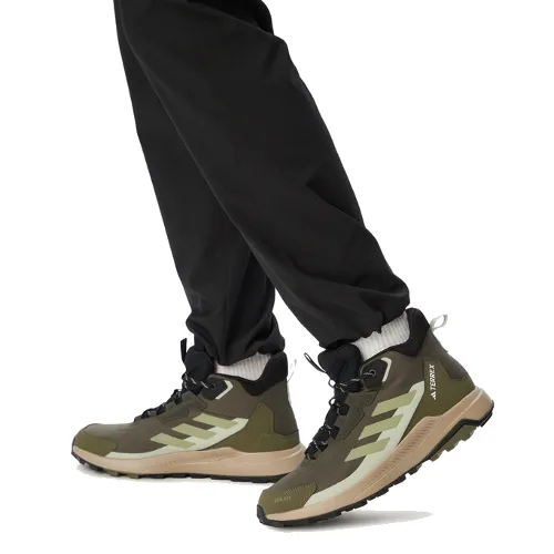 adidas Trekkingi Terrex Anylander Mid Rain.Rdy Hiking Shoes JR6594 Brązowy