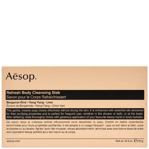 Aesop Refresh Body Cleansing Slab kostka oczyszczająco-odświeżająca do ciała 310 g