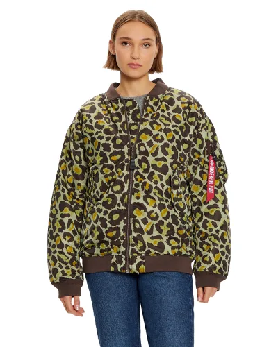 Alpha Industries Kurtka bomber 108010C Zielony Regular Fit
