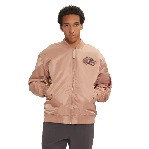 Alpha Industries Kurtka bomber 148140 Beżowy Regular Fit