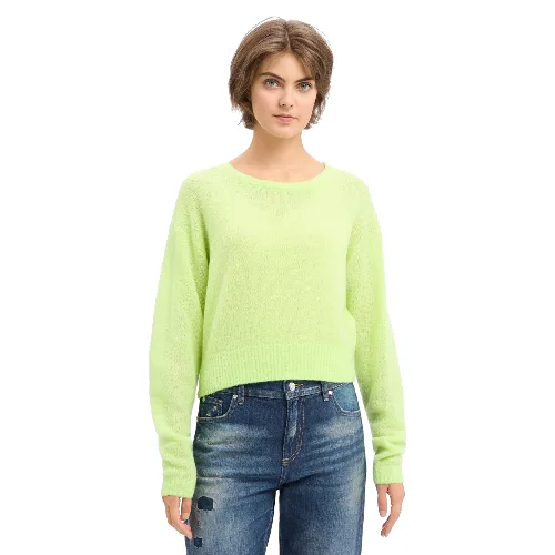 american vintage sweter wełniany - Nuggy Kobiety Wełna zielony
