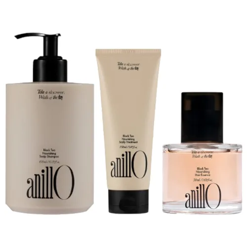 anillO - Black Tea Nourishing Hair Repair Set