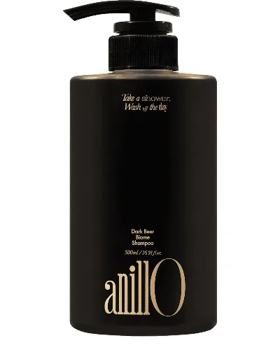 Anillo Dark Beer Biome Shampoo, Szampon do włosów z drożdżami piwnymi i miętą, 500 ml