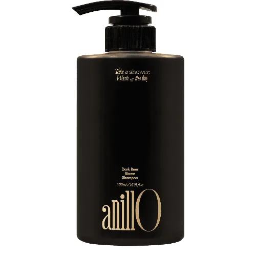 Anillo Dark Beer Biome Shampoo, Szampon do włosów z drożdżami piwnymi i miętą, 500 ml