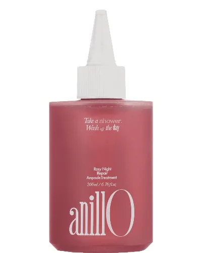 Anillo Rosy Night Repair Ampoule Treatment, Odżywka regenerująca do włosów o zapachu róży, 200 ml