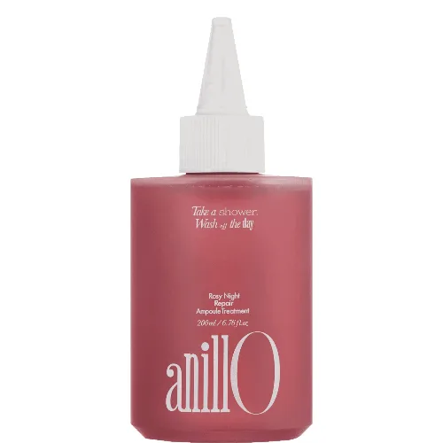 Anillo Rosy Night Repair Ampoule Treatment, Odżywka regenerująca do włosów o zapachu róży, 200 ml