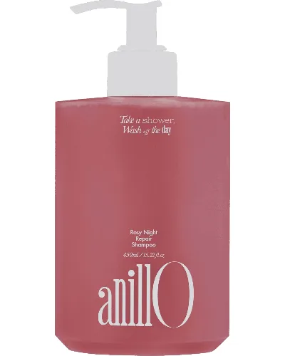 Anillo Rosy Night Repair Shampoo, Szampon regenerujący o zapachu róży, 450 ml