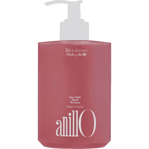 Anillo Rosy Night Repair Shampoo, Szampon regenerujący o zapachu róży, 450 ml