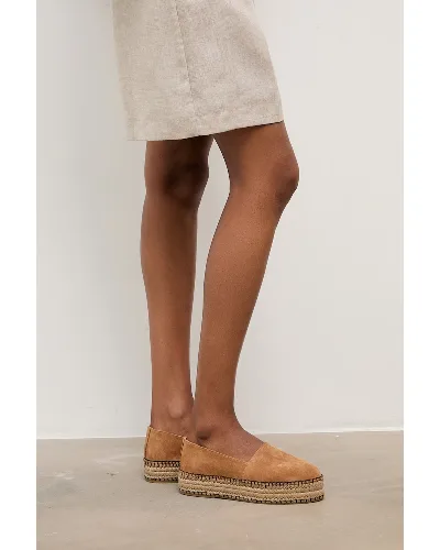 Answear.LAB espadryle na platformie damskie zamszowe