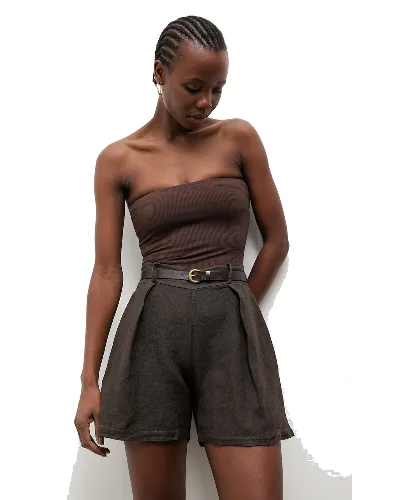 Answear.LAB szorty damskie lniane