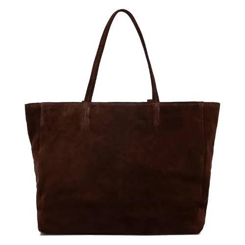 Answear.LAB torebka shopper damska zamszowa