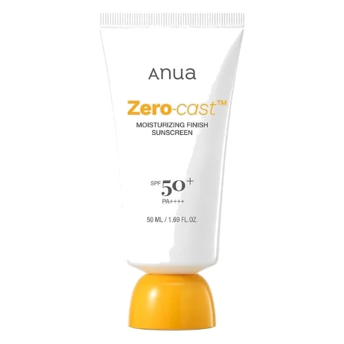 Anua Zero-Cast Moisturizing Sunscreen Ochrona przeciwsłoneczna 50 ml