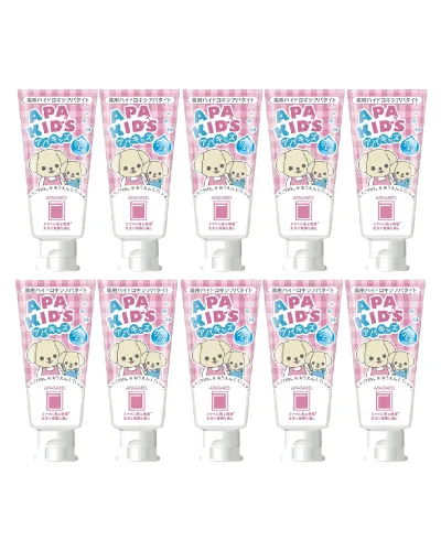 APAGARD - Apa-Kids Gel Toothpaste - 60g (10szt.) Set