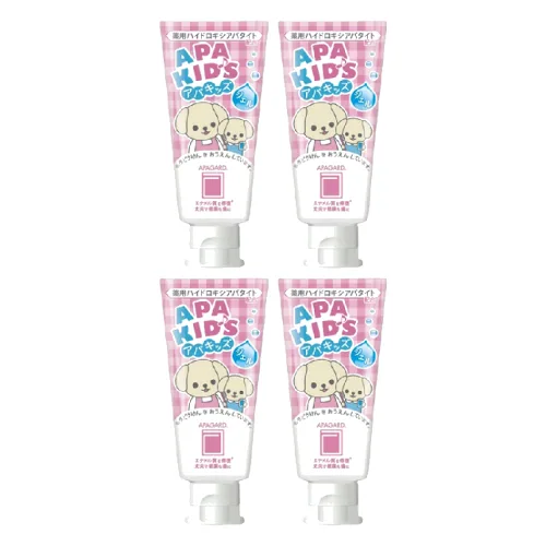 APAGARD - Apa-Kids Gel Toothpaste - 60g (4szt.) Set