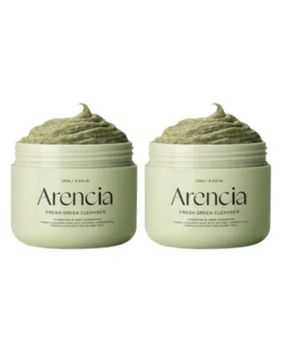 Arencia - Fresh Green Rice Mochi Cleanser - 120g (2szt.) Set