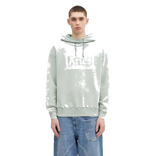 Aries bluza bawełniana Aged Ancient Column Hoodie