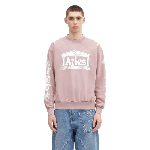 Aries bluza bawełniana Aged Ancient Column Sweat