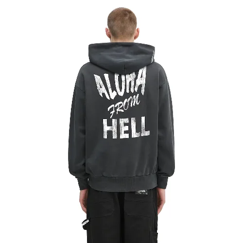 Aries bluza bawełniana Faded Aloha From Hell Hoodie
