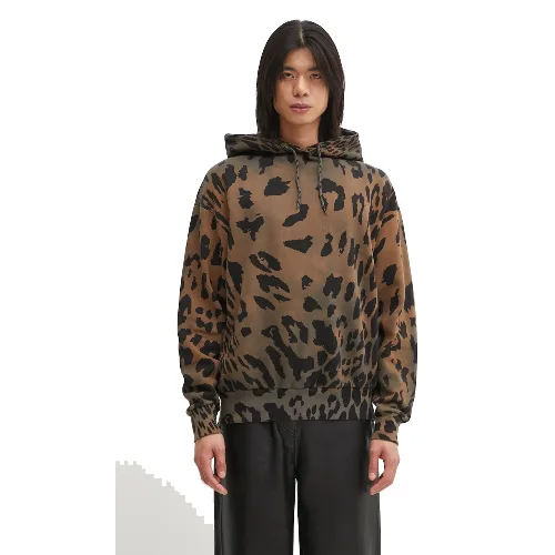 Aries bluza bawełniana Leopard Hoodie