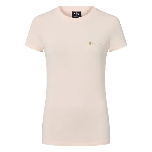 Armani Exchange Koszulka Kobiety Bawełna różowy