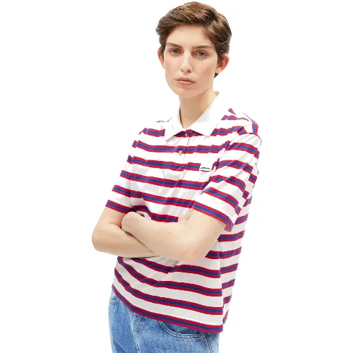 ARMEDANGELS koszulka polo Kobiety Bawełna czerwony|wielokolorowy, XS