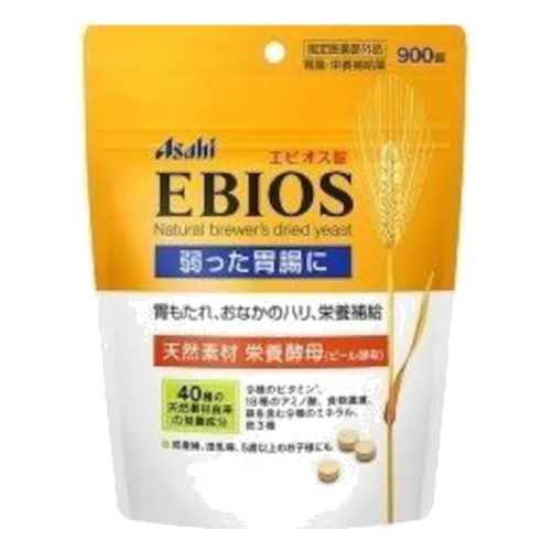 Asahi - Tabletki Ebios - 900 tablets