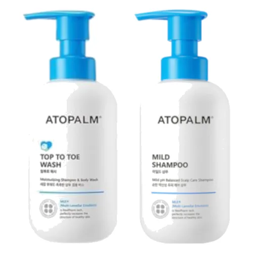 Atopalm - Mild Shampoo - 300ml + Top to Toe Wash - 300ml