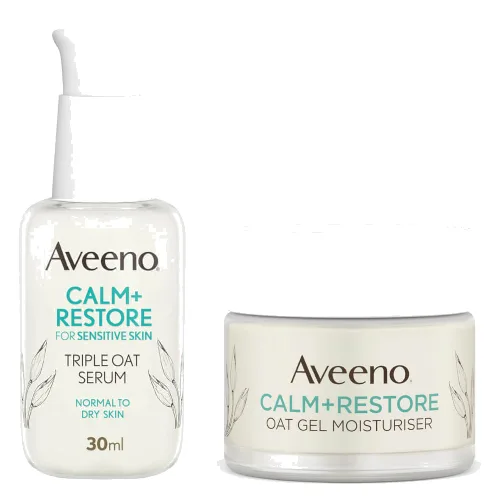 Aveeno Face Calm and Restore 24hr Hydration Duo