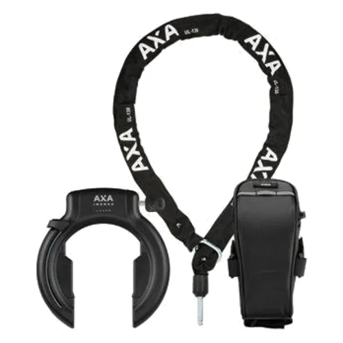 AXA Rahmenschloss Set Imenso L AZ inkl. Kette ULC und Tasche