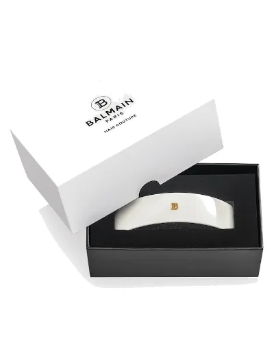 Balmain Hair Couture Klamra M Biała Klamry i spinki do włosów 1 ct